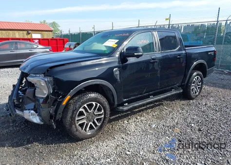 2024 Ford Ranger Lariat from USA, damaged, VIN 1FTER4KH3RLE24919